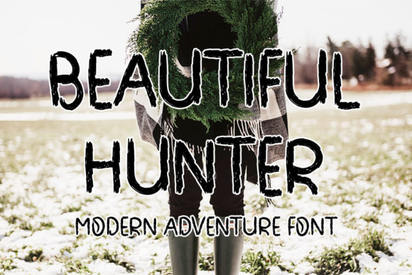 Beautiful Hunter: A Bold and Spooky Display Font