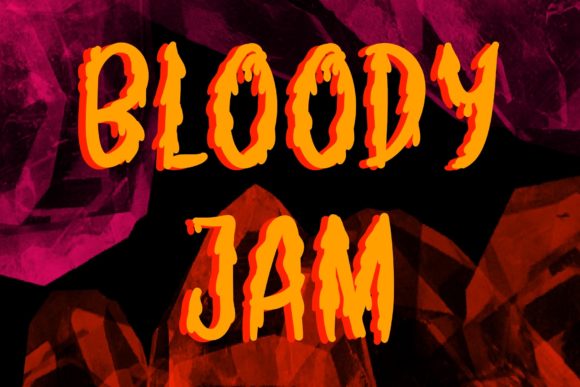Bring Your Creations to Life with Bloody Jam Font