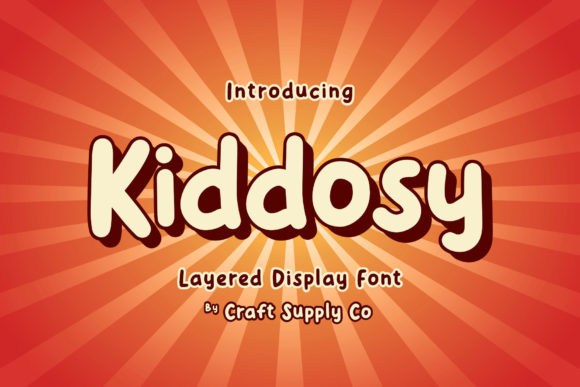 Bringing Playfulness to Branding with Kiddosy Font