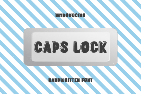 Caps Lock: A Bold Display Font for Eye-Catching Designs