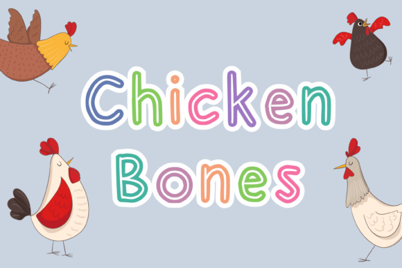 Chicken Bones Font: Casual Charm for Editorial Design