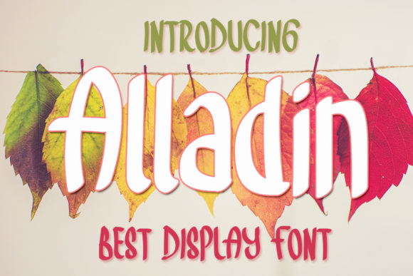 Discover Alladin: A Charming Display Font for Your Editorial Designs