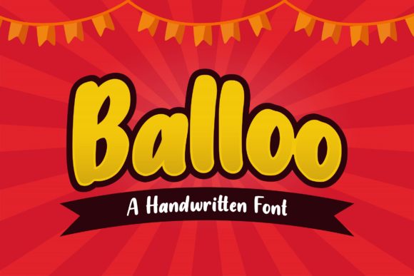 Discover Balloo: A Joyful Display Font for Creative Designs