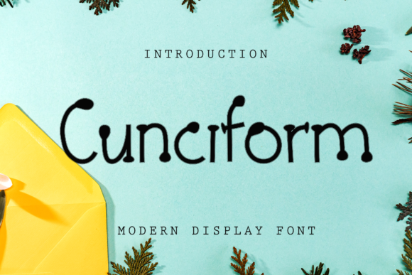 Discover Cunciform: A Versatile Display Font for Creative Branding