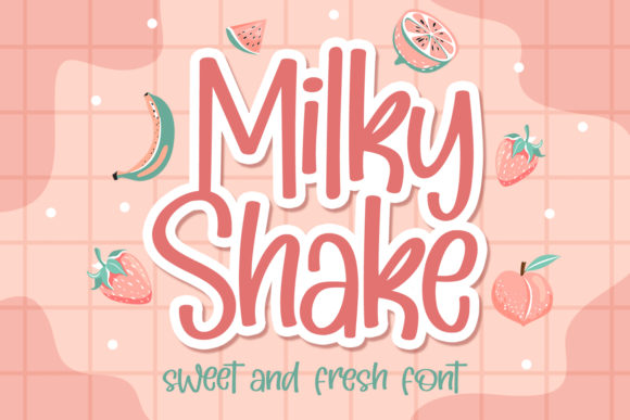 Enhance Your Brand with Milky Shake Font