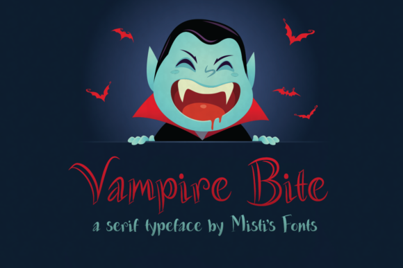 Enhance Your Brand with the Spooky Charm of Vampire Bite Font