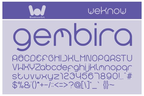 Gembira: A Dazzling Display Font for Web Design