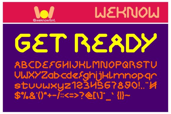 Get Ready: A Futuristic Font for Bold Editorial Design