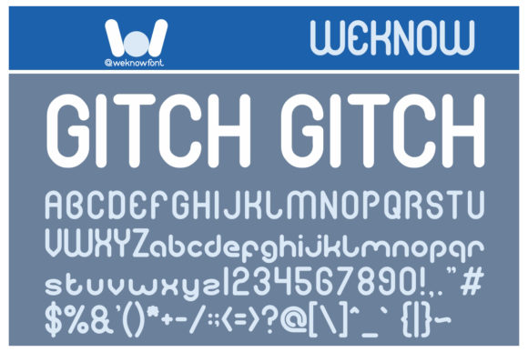 Gitch Gitch: A Modern Display Font for Editorial Design