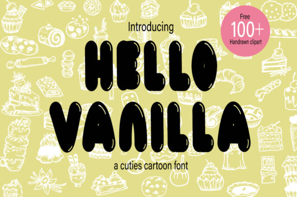 Hello Vanilla: A Sweet and Bold Display Font for Web Design