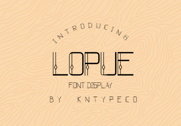 Lopue: A Versatile Retro Display Font for Web Design