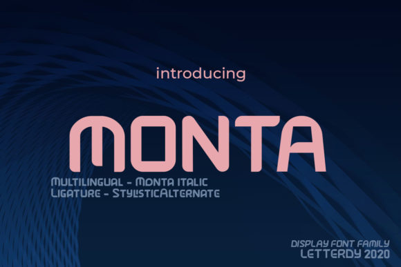 Monta: A Bold and Versatile Display Font