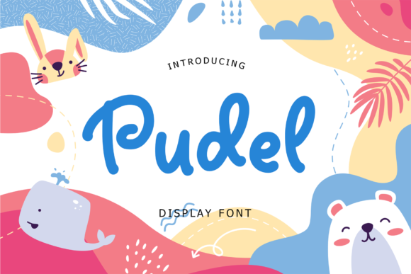 Pudel: A Fun and Quirky Display Font for Editorial Design