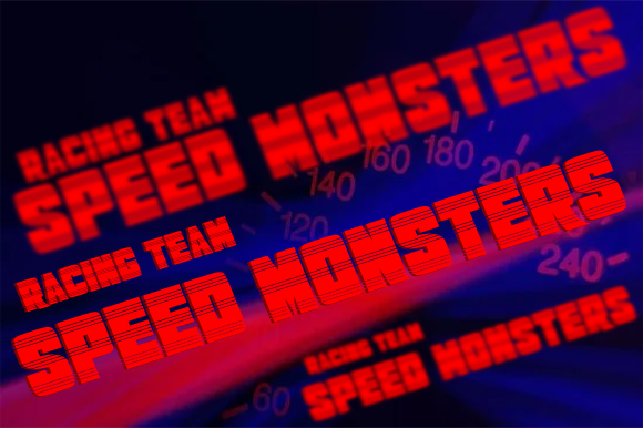 Speed Monsters: A Bold Display Font for Eye-Catching Campaigns