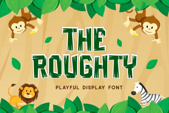 The Roughty: A Fun and Playful Display Font for Crafters
