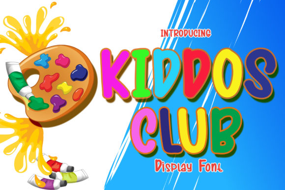 Transform Your Brand with Kiddos Club: A Joyful Display Font