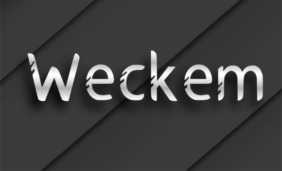 Weckem Font: A Display Typeface for Editorial Design